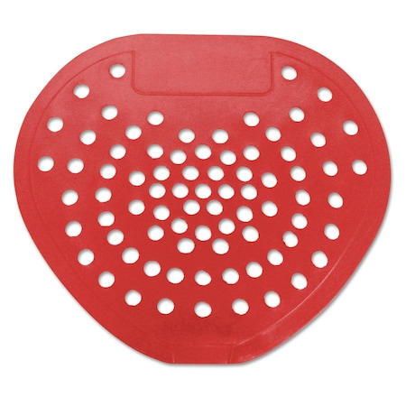 Hospeco Health Gards Vinyl Urinal Screen, 7 3/4"w x 6 7/8"h, Red, Cherry, PK12 HOS 03901
